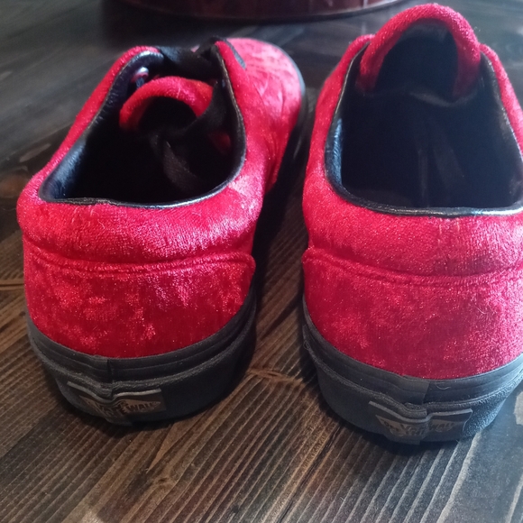 ❤Royal Red Velvet VANS❤ - Picture 7 of 8